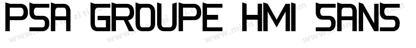 PSA Groupe HMI Sans CS字体转换
